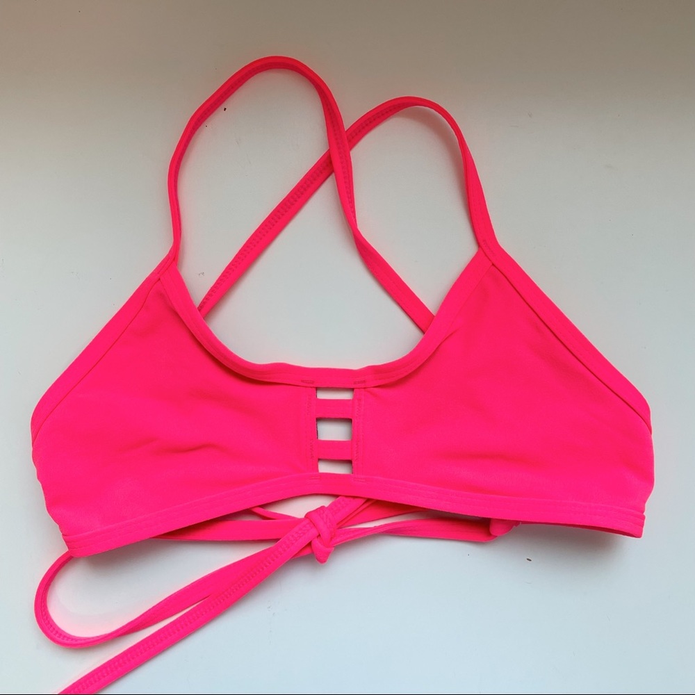 pink jolyn tomcat bikini top size S
